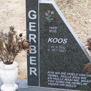 GERBER Koos 1932-2001