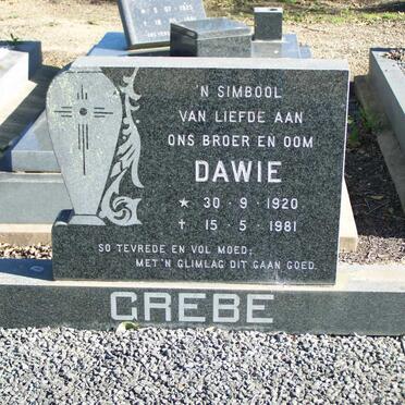 GREBE Dawie 1920-1981