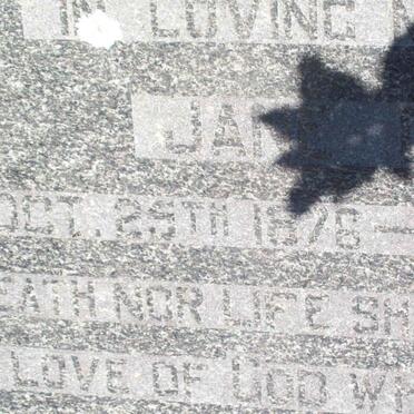 GREER Jane 1876-1966