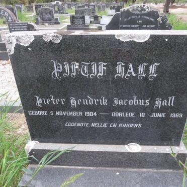 HALL Pieter Hendrik Jacobus 1904-1969