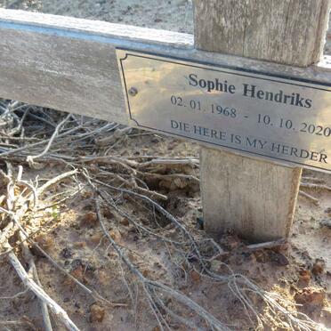 HENDRIKS Sophie 1968-2020