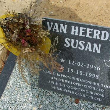 HEERDEN Susan, van 1956-1998