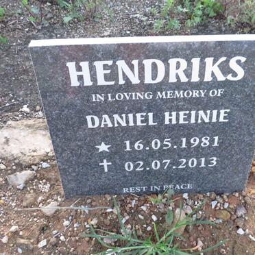 HENDRIKS Daniel Heinie 1981-2013