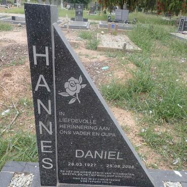 HANNES Daniel 1927-2008