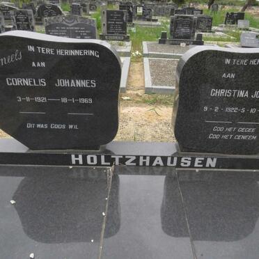 HOLTZHAUSEN Cornelis Johannes 1921-1969 &amp; Christina Johanna 1922-1983