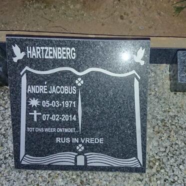 HARTZENBERG Andre Jacobus 1971-2014