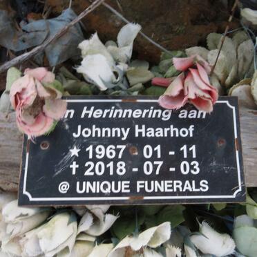 HAARHOF Johnny 1967-2018