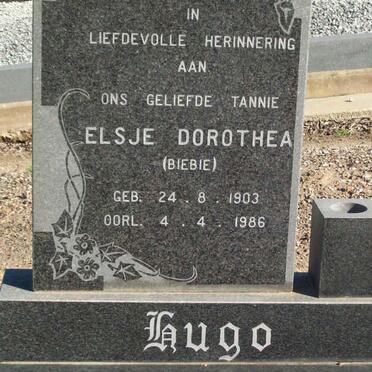 HUGO Elsje Dorothea 1903-1986