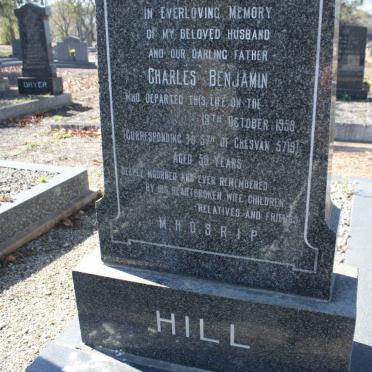 HILL Charles Benjamin -1958