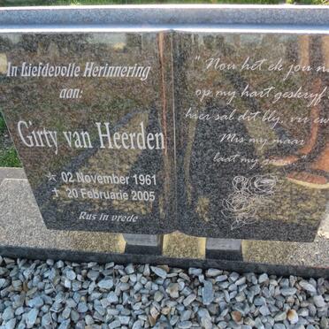 HEERDEN Girty, van 1961-2005