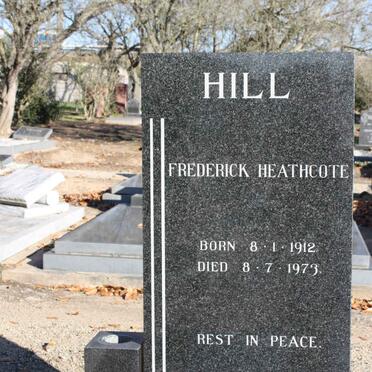 HILL Frederick Heathcote  1912-1973