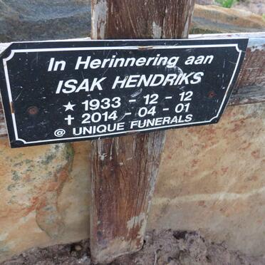 HENDRIKS Isak 1933-2014