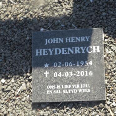 HEYDENRYCH John Henry 1954-2016