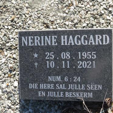 HAGGARD Nerine 1955-2021