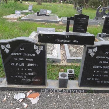 HEYDENRYCH Arthur James 1913-1982 & Dorathea Cathrina 1924-2005