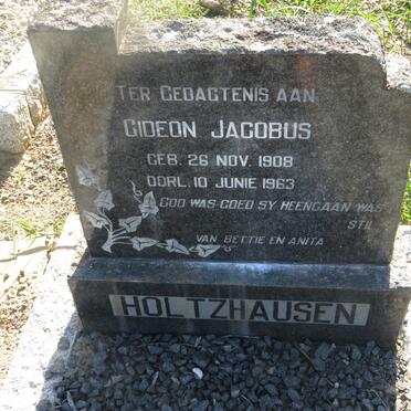 HOLTZHAUSEN Gideon Jacobus 1908-1963