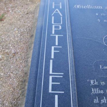 HAUPTFLEISCH Bielliam Jacobus 1933-1997 