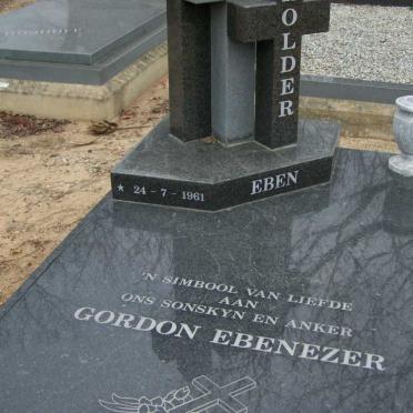 HOLDER Gordon Ebenezer 1961-2000