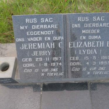 HOLTZHAUSEN Jeremiah C. 1917-1974 & Elizabeth L. 1915-1995 _2