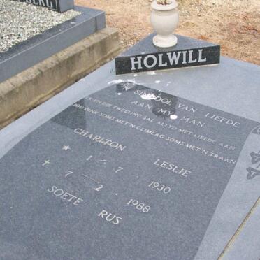 HOLWILL  Charlton Leslie 1930-1988