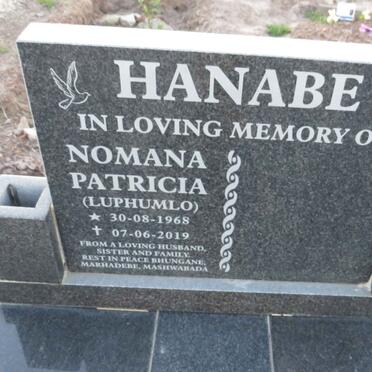 HANABE Nomana Patricia 1968-2019 