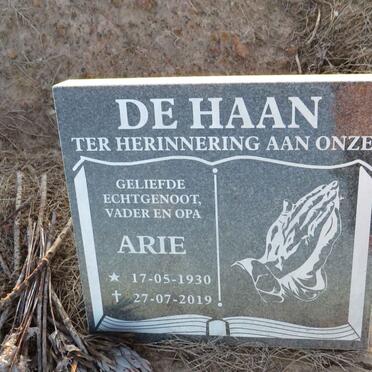 HAAN Arie, de 1930-2019