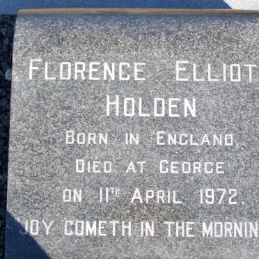 HOLDEN Florence Elliott -1972