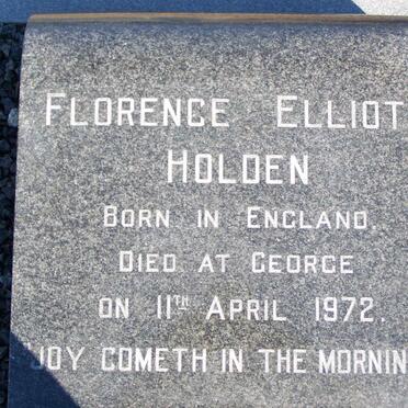 HOLDEN Florence Elliott -1972