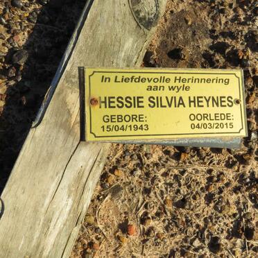 HEYNES Hessie Silvia 1943-2015