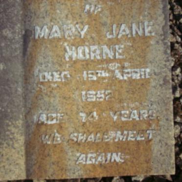 HORNE Mary Jane -1952