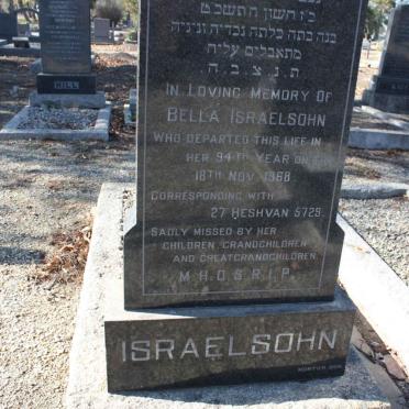 ISRAELSOHN Bella -1968