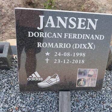 JANSEN Dorican Ferdinand Romario 1998-2018