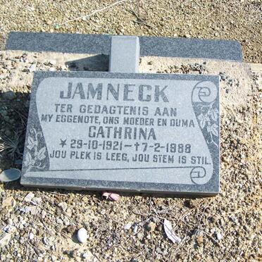 JAMNECK Catharina 1921-1988