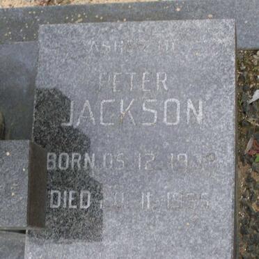 JACKSON Peter 19??-1995