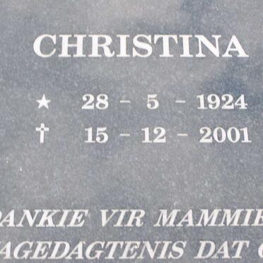 JOHNSON Christina 1924-2001 _2