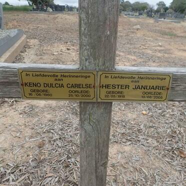 JANUARIE Hester 1918-2005 :: CARELSE Keno Dulcia 1960-2000