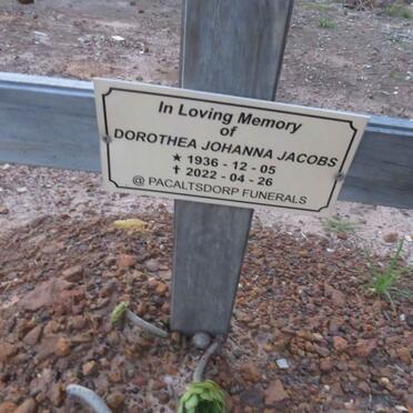 JACOBS Dorothea Johanna 1936-2022