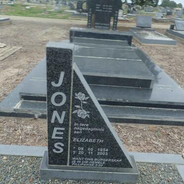 JONES Elizabeth 1954-2003