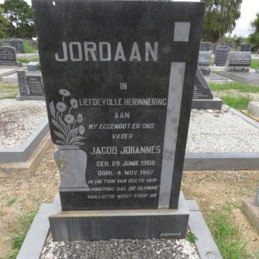 JORDAAN Jacob Johannes 1908-1957
