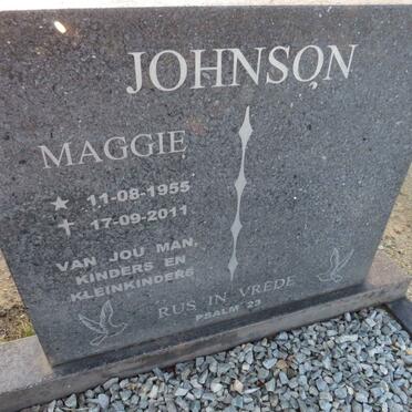 JOHNSON Maggie 1955-2011