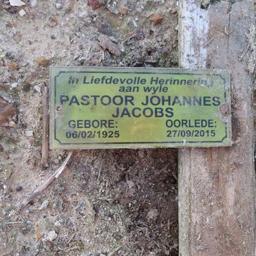 JACOBS Pastoor Johannes 1925-2015