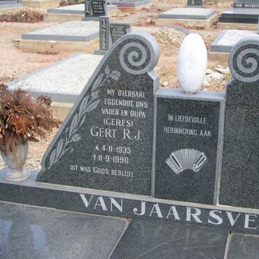 JAARSVELD Gert R.J., van 1935-1990