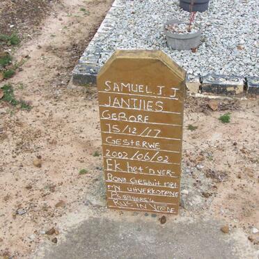 JANTJIES Samuel J.J. 1975-2002