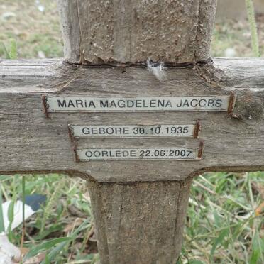 JACOBS Maria Magdelena 1935-2007