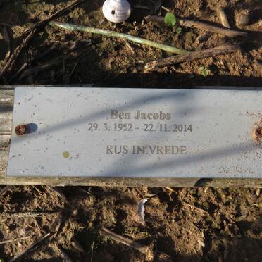 JACOBS Ben 1952-2014