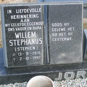 JORDAAN Willem Stephanus 1918-1997