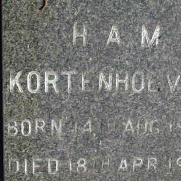 KORTENHOEVEN H.A.M. 1902-1978