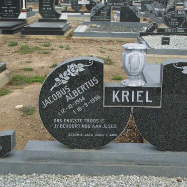 KRIEL Jacobus Albertus 1954-1996