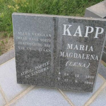 KAPP Maria Magdalena 1916-1998