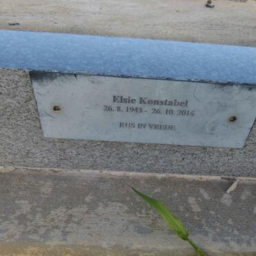 KONSTABEL Elsie 1943-2014